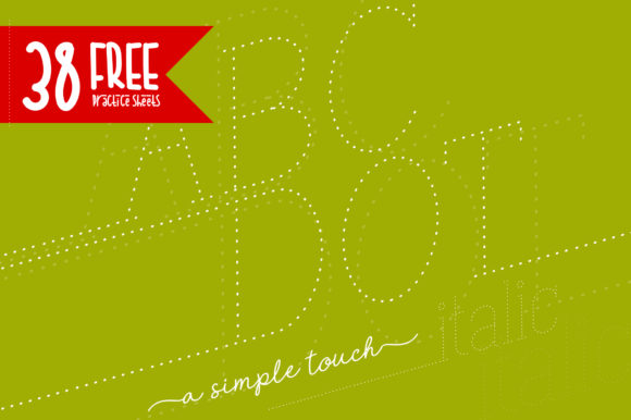 ABC Dot Italic: A Clean Display Font