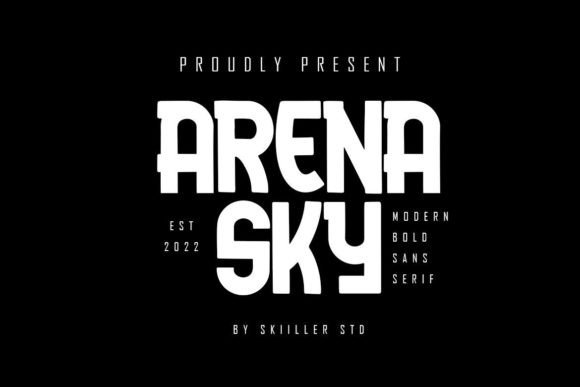 Arena Sky Font for Creative Projects