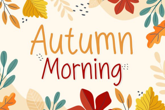 Autumn Morning Font for Web Design