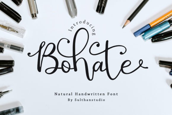 Bohate: A Friendly Font for Your Brand