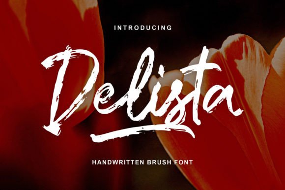 Delista Handwritten Brush Font