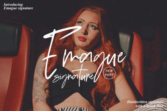 Emague: A Script Font for Creative Campaigns