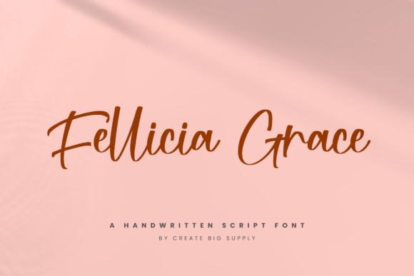 Fellicia Grace: A Handwritten Font for Elegant Design