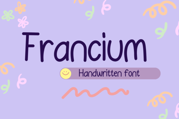 Francium: A Handwritten Font for Creative Web Design