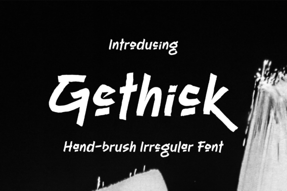 Gethick: A Bold Handwritten Font for Web Design