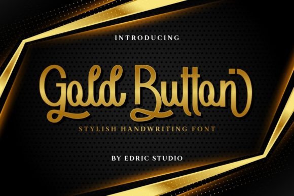 Gold Button: A Stylish Font for Elegant Design