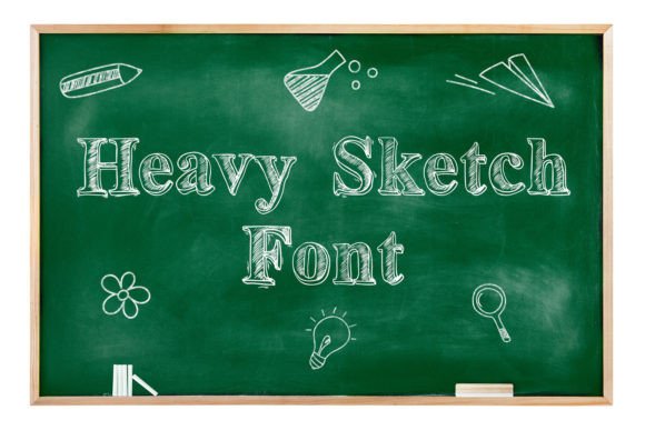 Heavy Sketch Font for Web Design