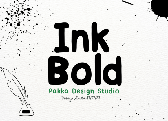 Ink Bold: A Bold Typeface for Web Design