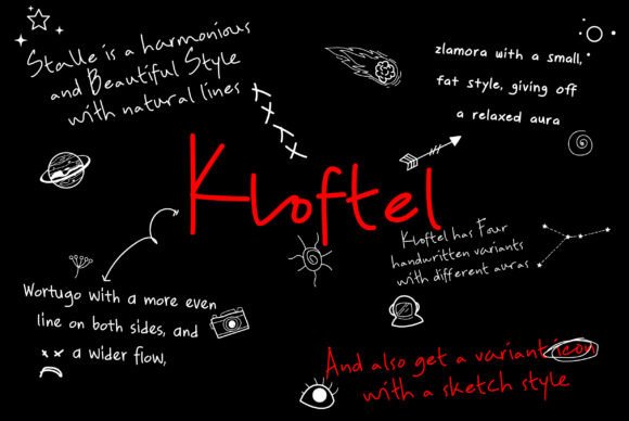 Kloftel: Handwritten Font for Web Design