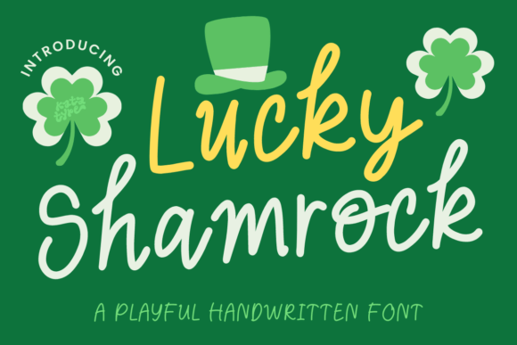 Lucky Shamrock Font: Whimsical Design