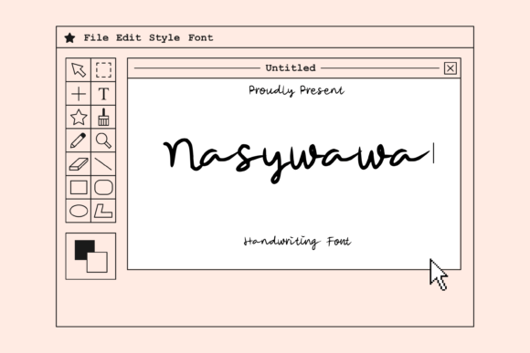 Nasywawa Font for Business