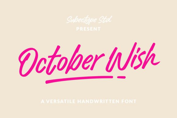 October Wish Font for Business