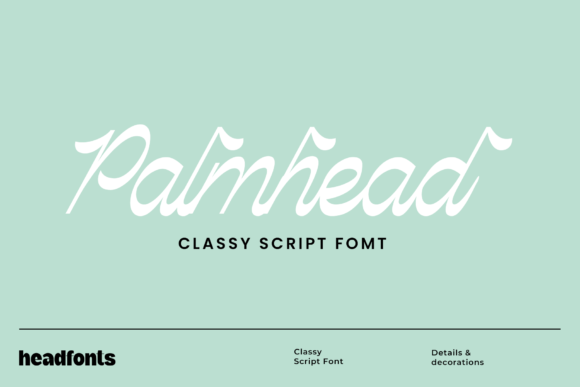 Palmhead: A Graceful Script Font