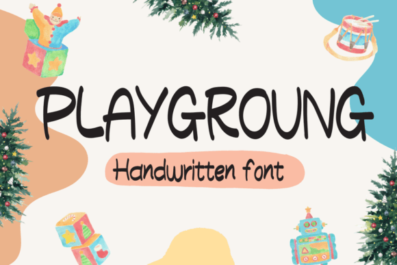 Playgroung: A Handwritten Font for Editorial Design