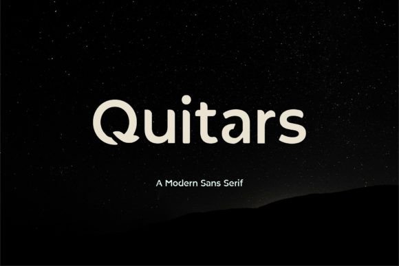 Quitars: A Modern Font for Creative Makers