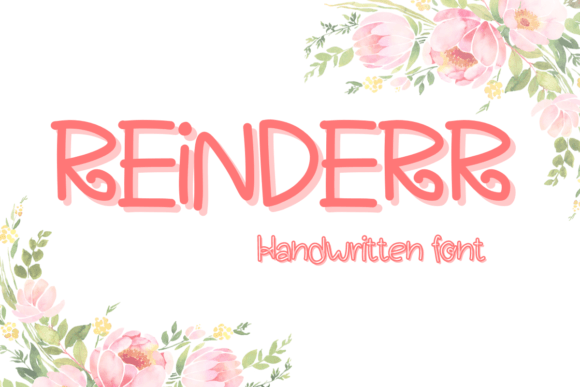 Reinderr: A Handwritten Font for Creative Projects