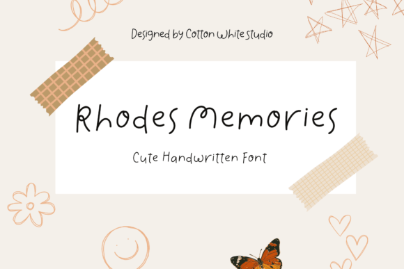 Rhodes Memories Font for Creative Projects