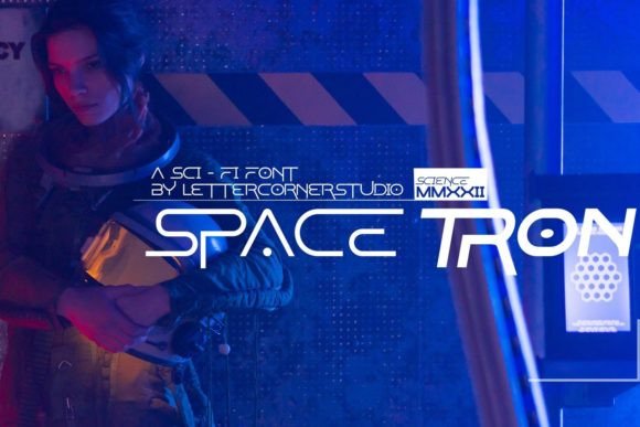 Spacetron: A Futuristic Display Font