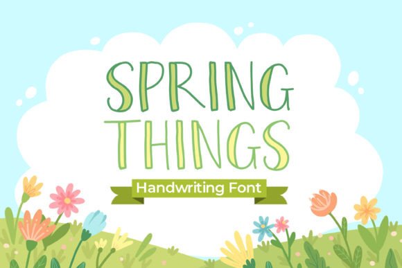 Spring Things Font for Web Design