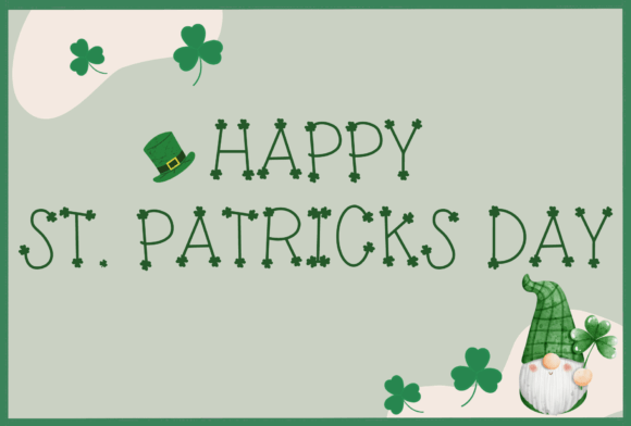 St.patricks Day Font for Business