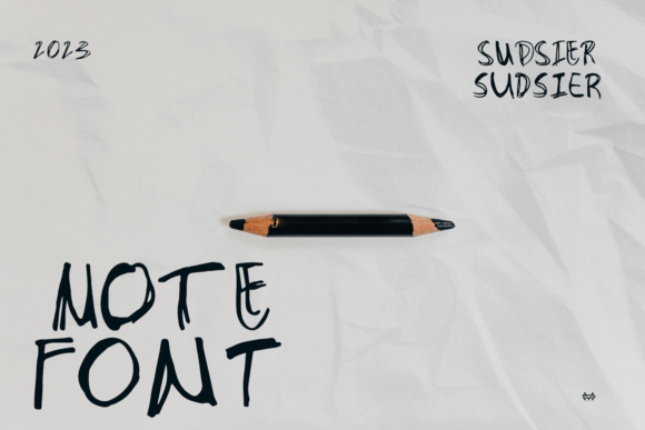 Sudsier: A Hand-Drawn Font for Editorial Design