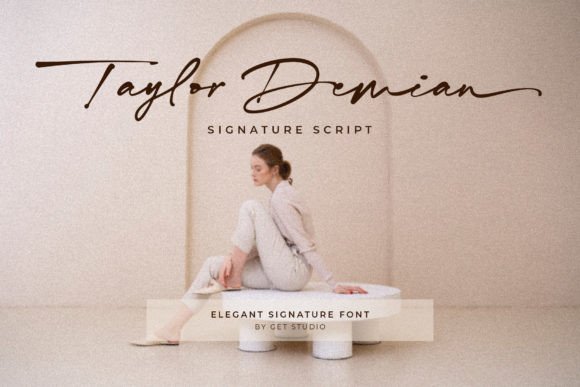 Taylor Demian Font: Elegant Script for Makers
