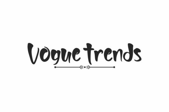 Vogue Trends Font: Playful and Professional