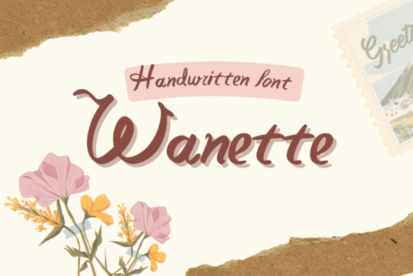 Wanette: A Delicate Script for Creative Projects