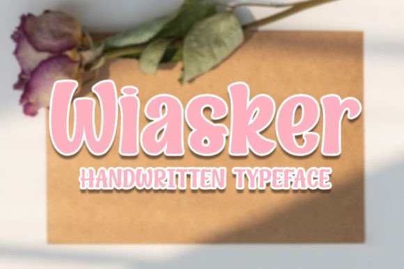 Wiasker: Handwritten Font for Creative Projects